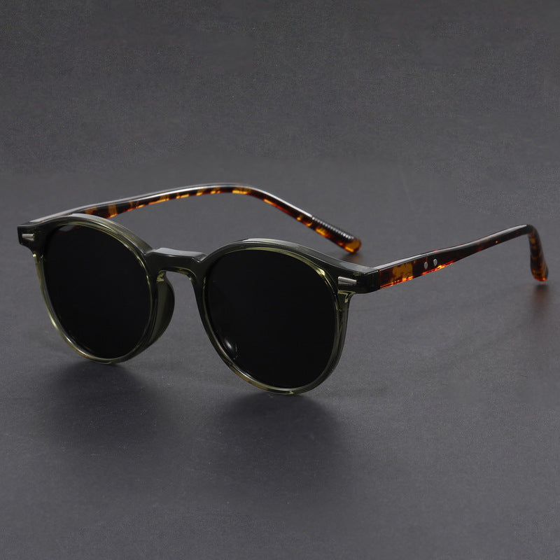 Ultra-light Round Frame UV Protection Retro Sunglasses